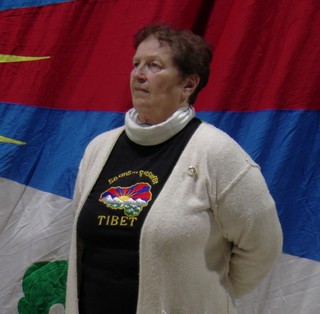 Marcelle Roux, présidente de France Tibet